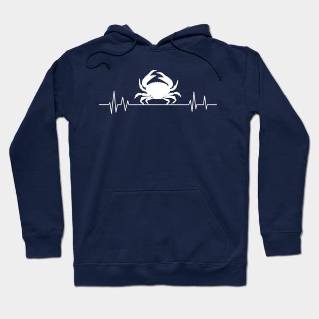 Crabs heartbeat lover,Crab sea food Hoodie by mezy